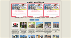 Desktop Screenshot of casasmodernas.buscocasita.com